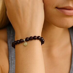Goriana Garnet Energy Bracelet - Protection & Passion - NWT